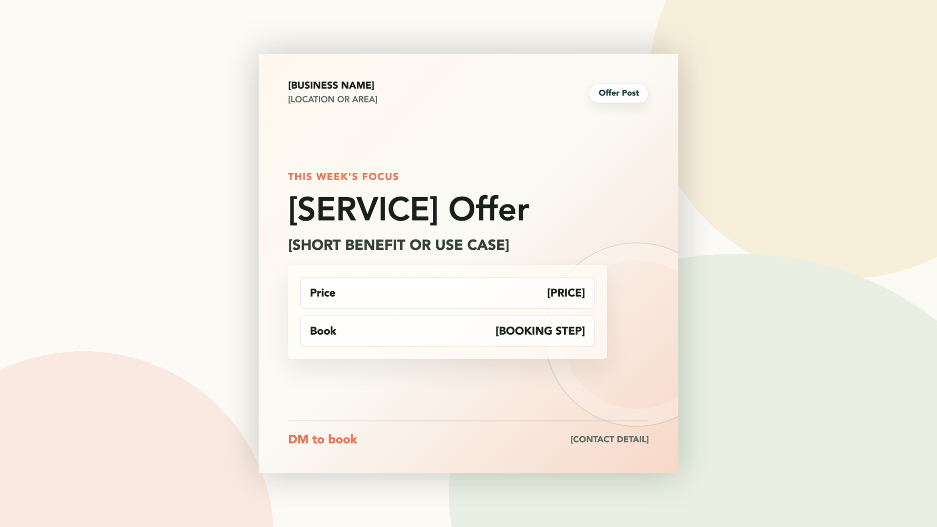 A branded proposal page from the Client Ready Kit — clean typography, structured offers, ready to send